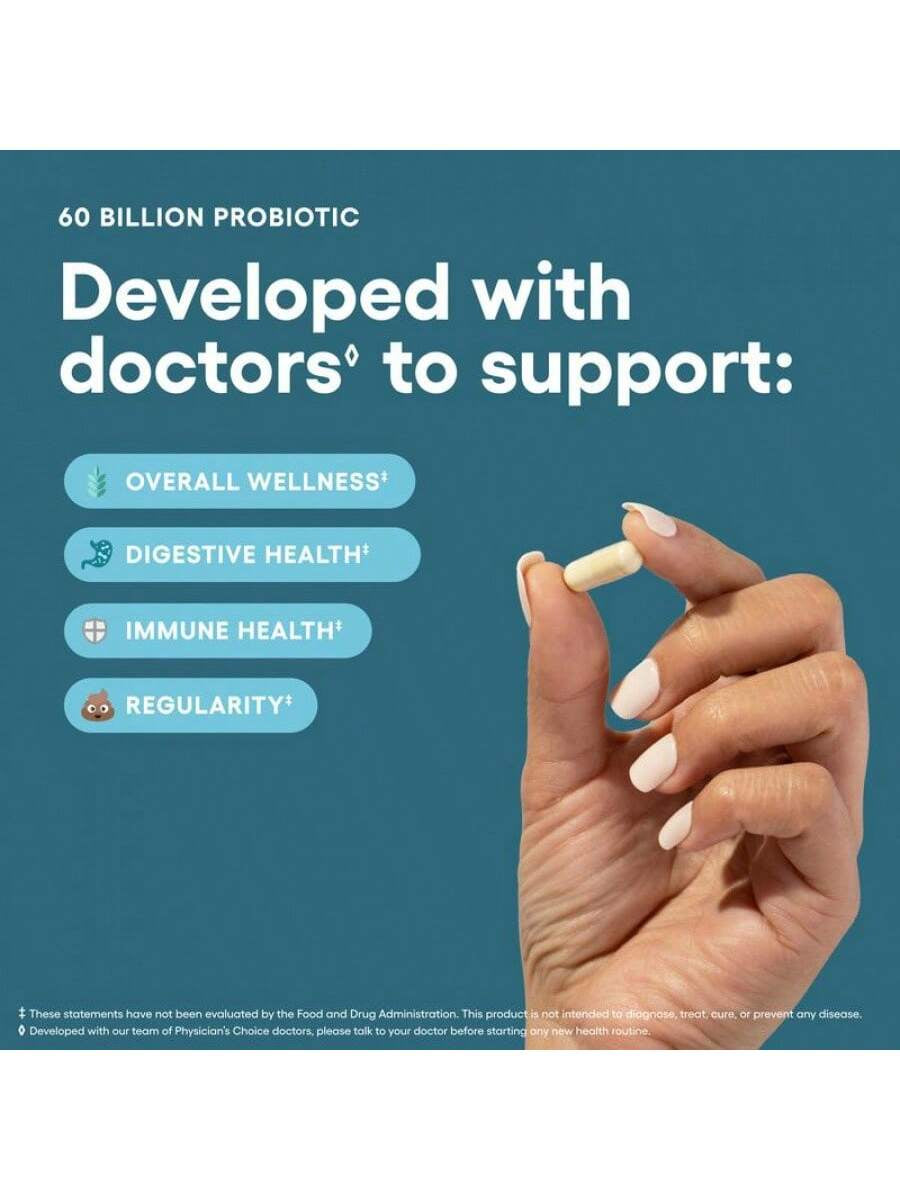Physician'S Choice Physician'S Choice Hack Your Tummy Bundle: Digestive Enzymes & 60 Billion Probiotic - Digestion, Immune, Bloating Support, Gut Health