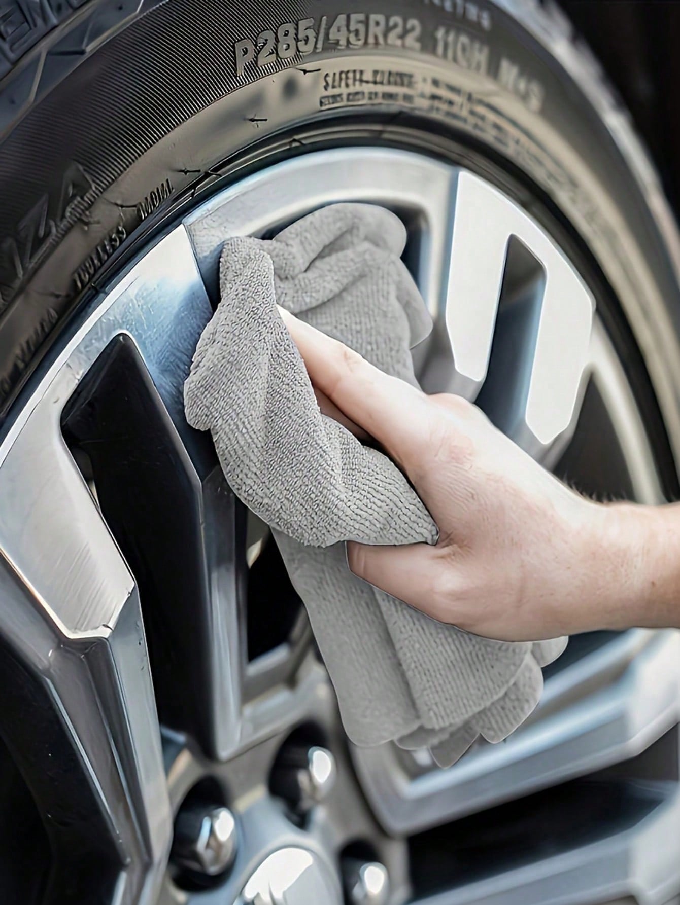 1/5/10Pcs Ultra-Fine Fiber Cleaning Cloth Set - Absorbent, Soft & Stain-Removing for Kitchen, Bathroom & Car