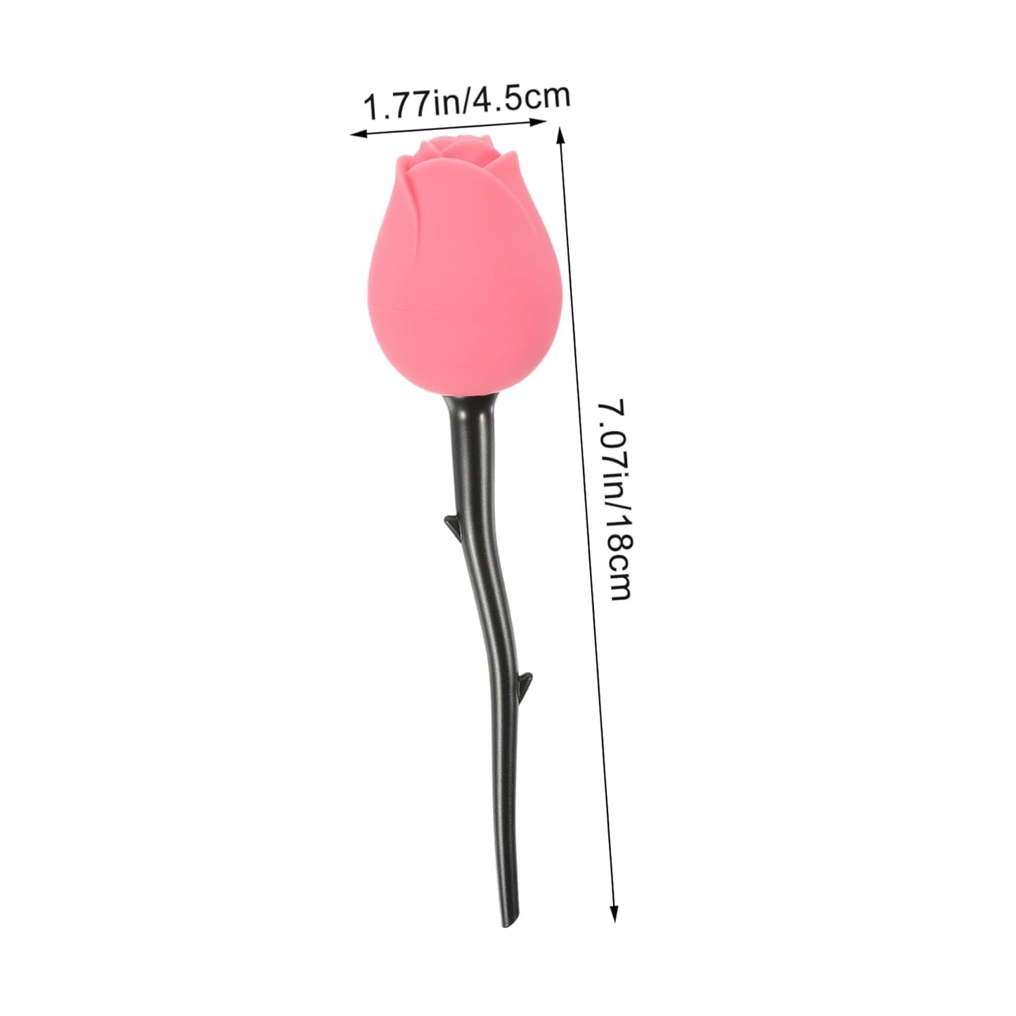 Rose Design Lidded Makeup Brush for Liquid Foundation Soft Bristles for Even Application Unique Beauty Tool for Makeup for Contouring and Decoration