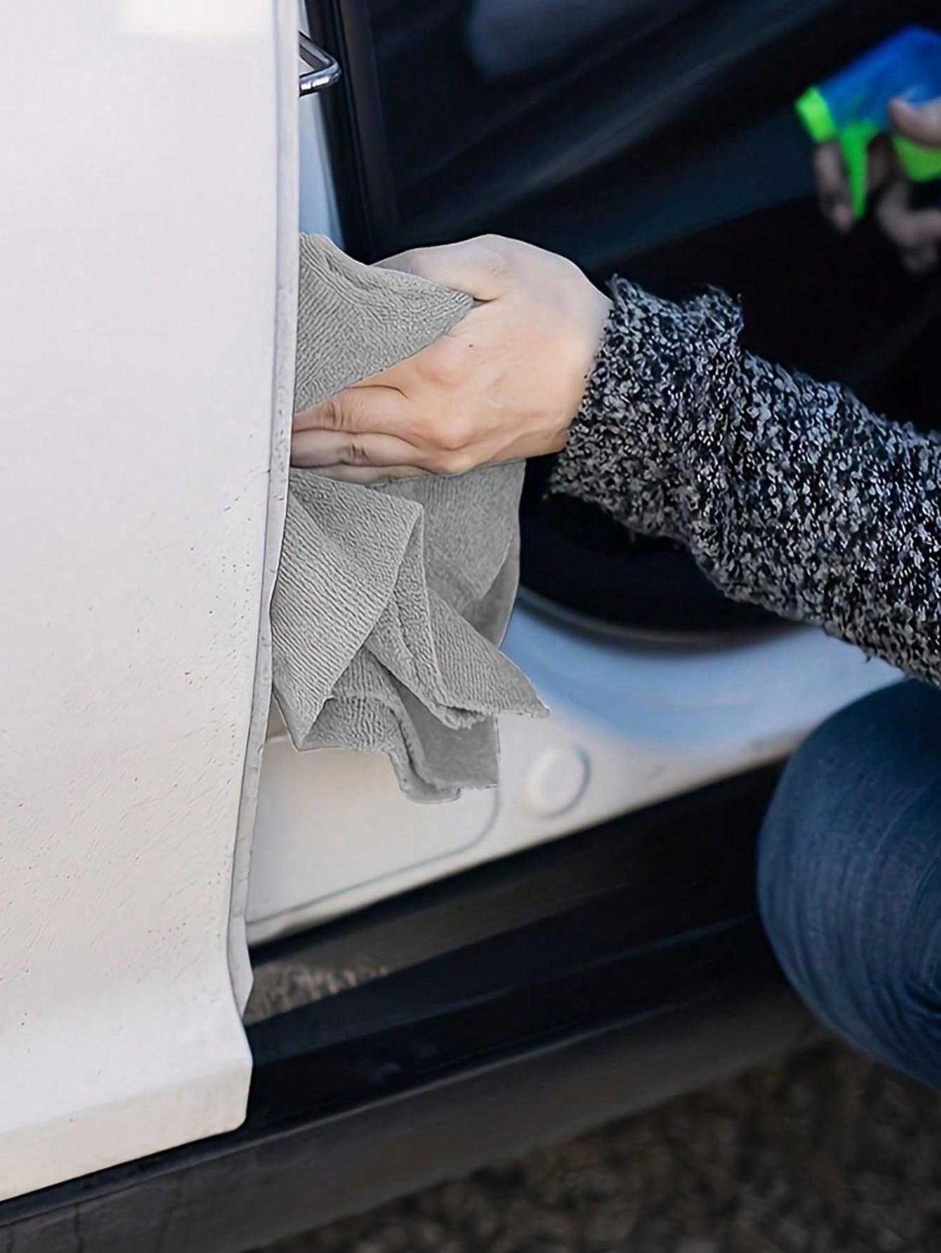 1/5/10Pcs Ultra-Fine Fiber Cleaning Cloth Set - Absorbent, Soft & Stain-Removing for Kitchen, Bathroom & Car