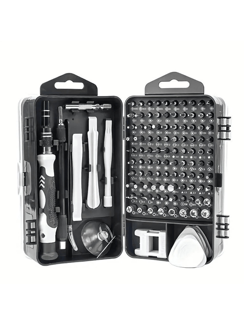 1Set 115 in 1 Precision Screwdriver Set Multi Functional Metal Tool Kit for Watch Mobile Phone Disassembly Repair and Maintenance 10X18Cm Portable Case for Easy Storage, Tools for Men