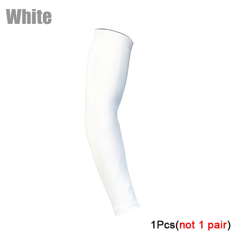 Toprunn Cooling Arm Sleeves for Men Women Outdoor UV Protection Sports Sleeves for Basketball Football Volleyball Cycling