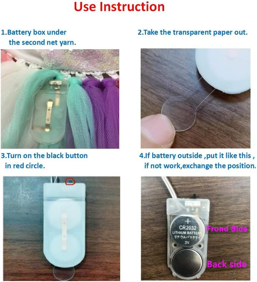 Girls Princess Costume Dress LED Light up Fancy Dresses up Cosplay Party Dress Red Butterfly Pink(Rose Red