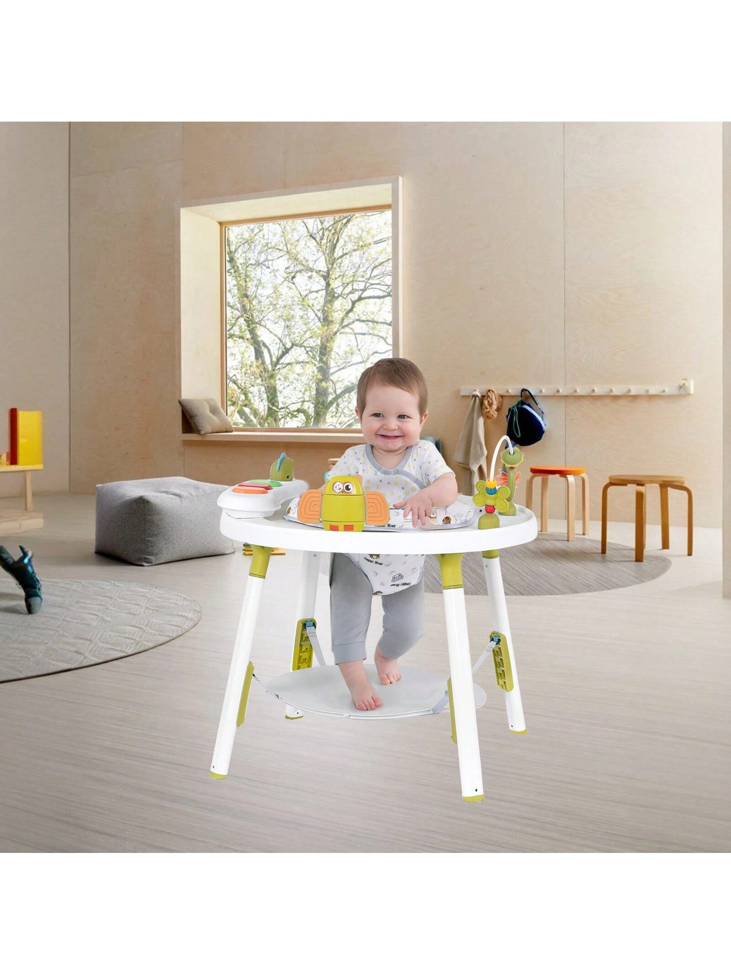UBRAVOO UBRAVOO Baby Activity Center,Interactive Play Center with 3-Stage Grow-With-Me Functionality, 4Mo+,Explore & More