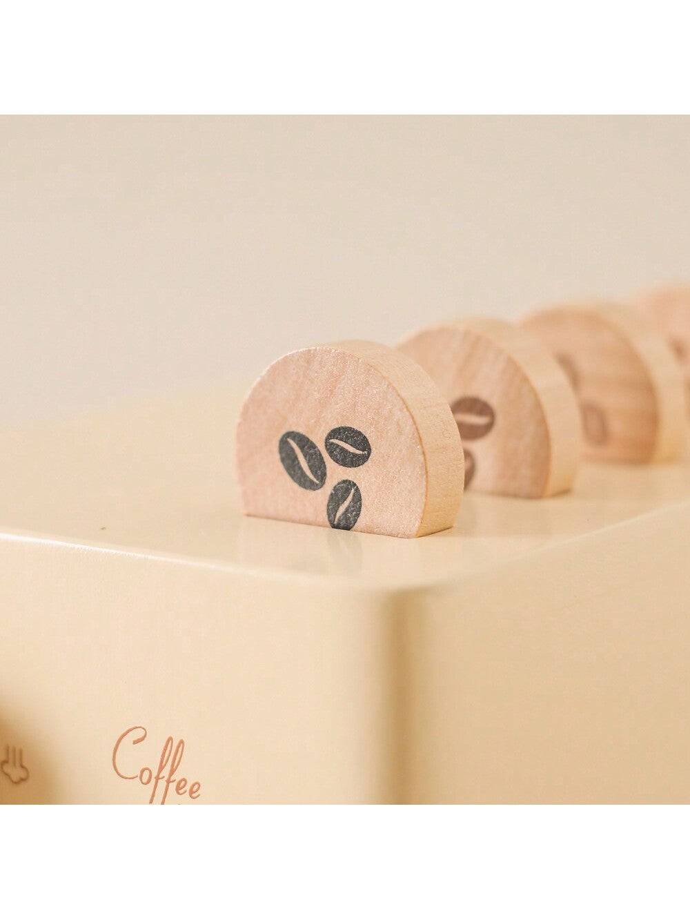 10Pc Baby Coffee Machine Toy Set Wooden Kitchen Supplies Coffee Machine Model Children Play Simulation Coffee Cake Pretend Toys
