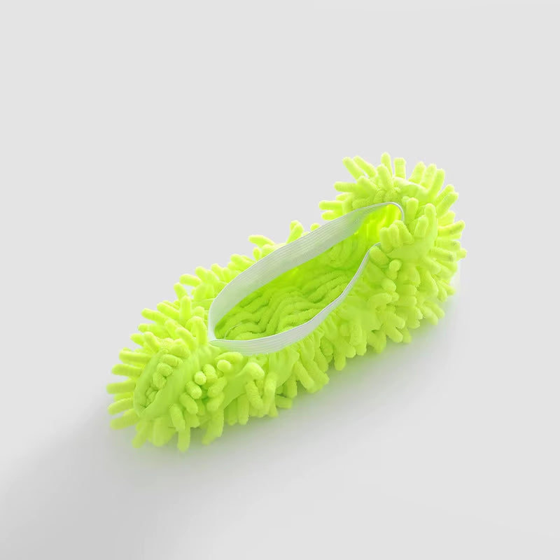 Dust Cleaner Grazing Slippers Chenille Dust Mop Slippers Lazy Shoes Cover Chenille Duster Cloth Bathroom Floor Cleaning Slipper