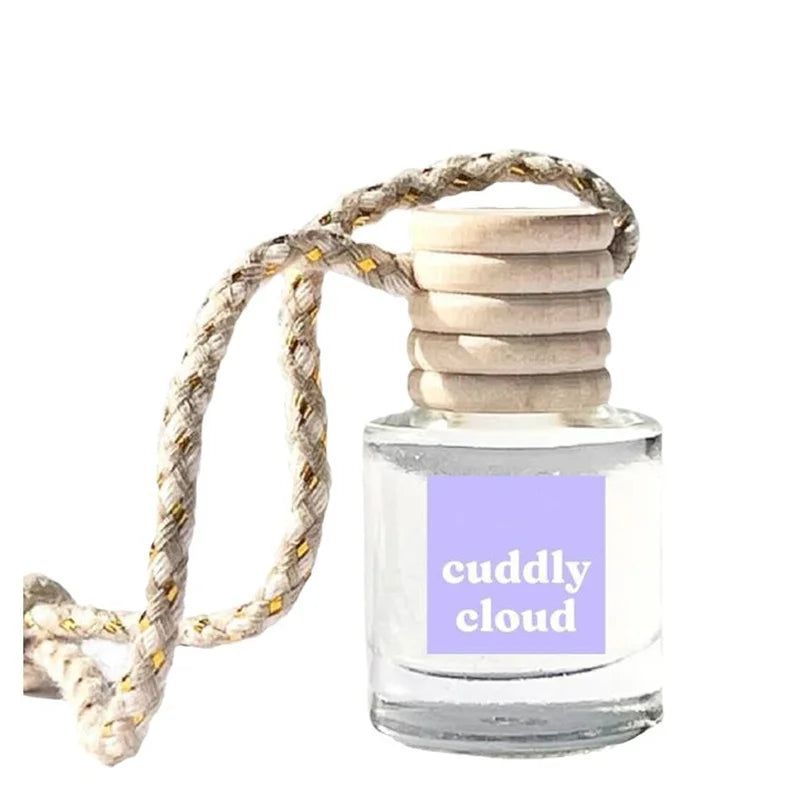Car Perfume Pendant Air Freshener Hanging Perfume Empty Bottle Auto Interior Rearview Mirror Lace Pendant Car Decoration