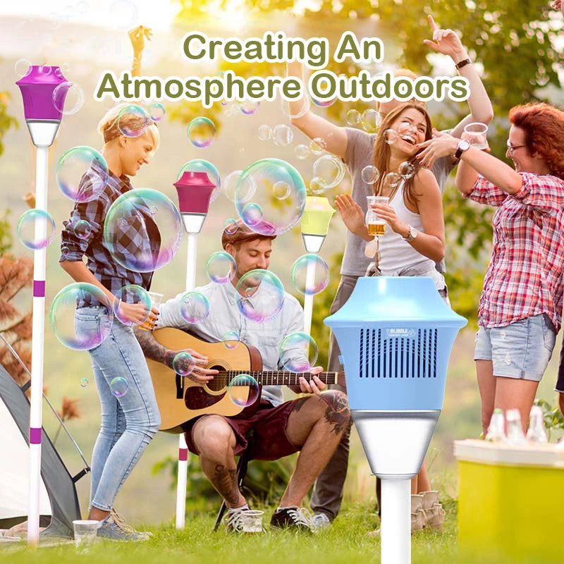 Street Light Bubble Machine Fully Automatic Bubble with Light Birthday Outdoor Wedding Party without Battery Bubble Water