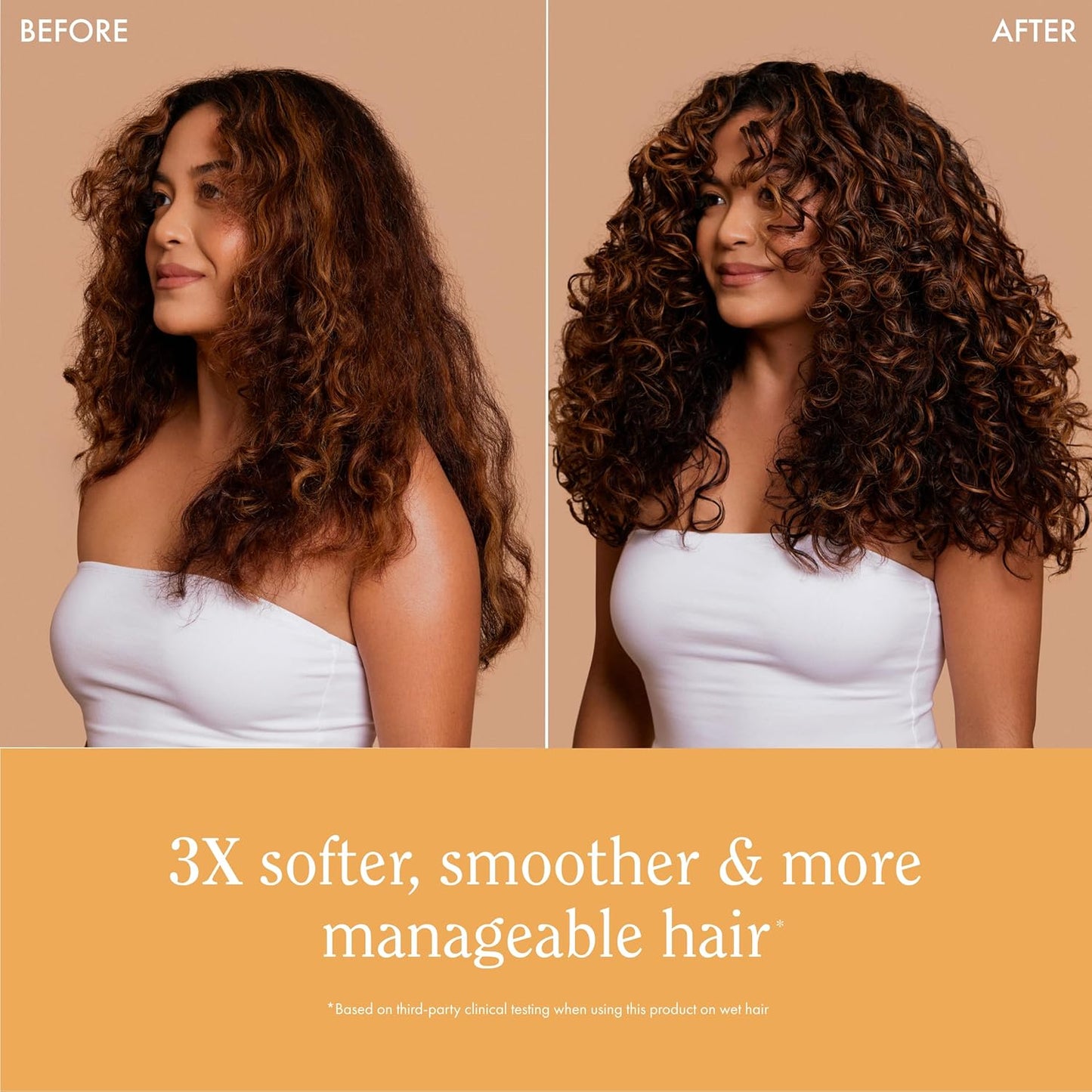Multivitamin Leave-In Heat Protection up to 450°F – Strengthen, Repair & Add Shine to Straight, Wavy, Curly, Coily Hair Types 1A–4C – Sulfate & Paraben Free