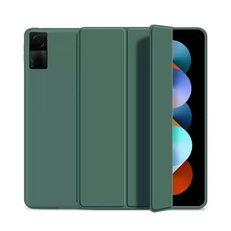 For Funda Mi Pad 8 7 6 Pro 5 11.2 Case Redmi Pad SE 11 10.6 8.7 12.1 Auto Wake up & Sleep Silicone Cover Support Charging