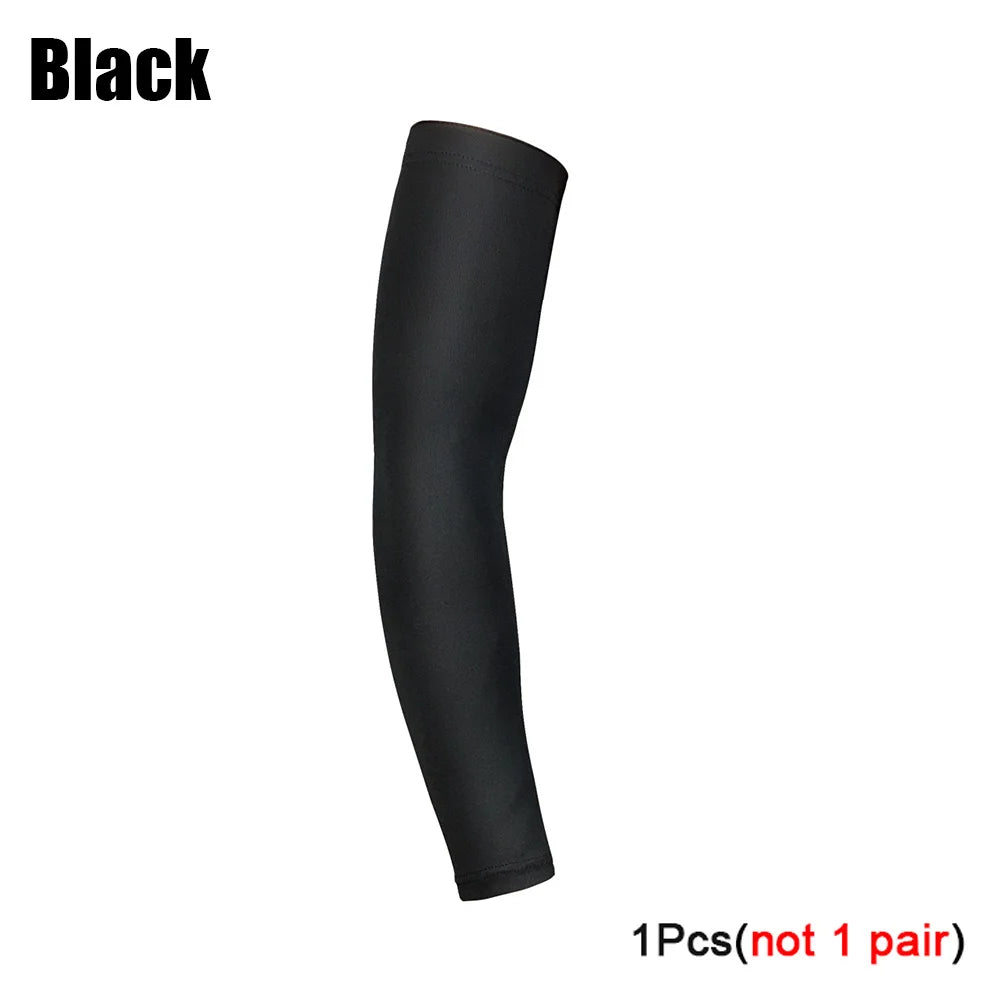 Toprunn Cooling Arm Sleeves for Men Women Outdoor UV Protection Sports Sleeves for Basketball Football Volleyball Cycling