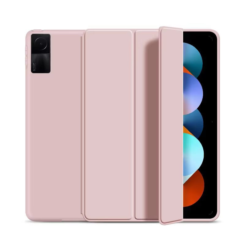 For Funda Mi Pad 8 7 6 Pro 5 11.2 Case Redmi Pad SE 11 10.6 8.7 12.1 Auto Wake up & Sleep Silicone Cover Support Charging