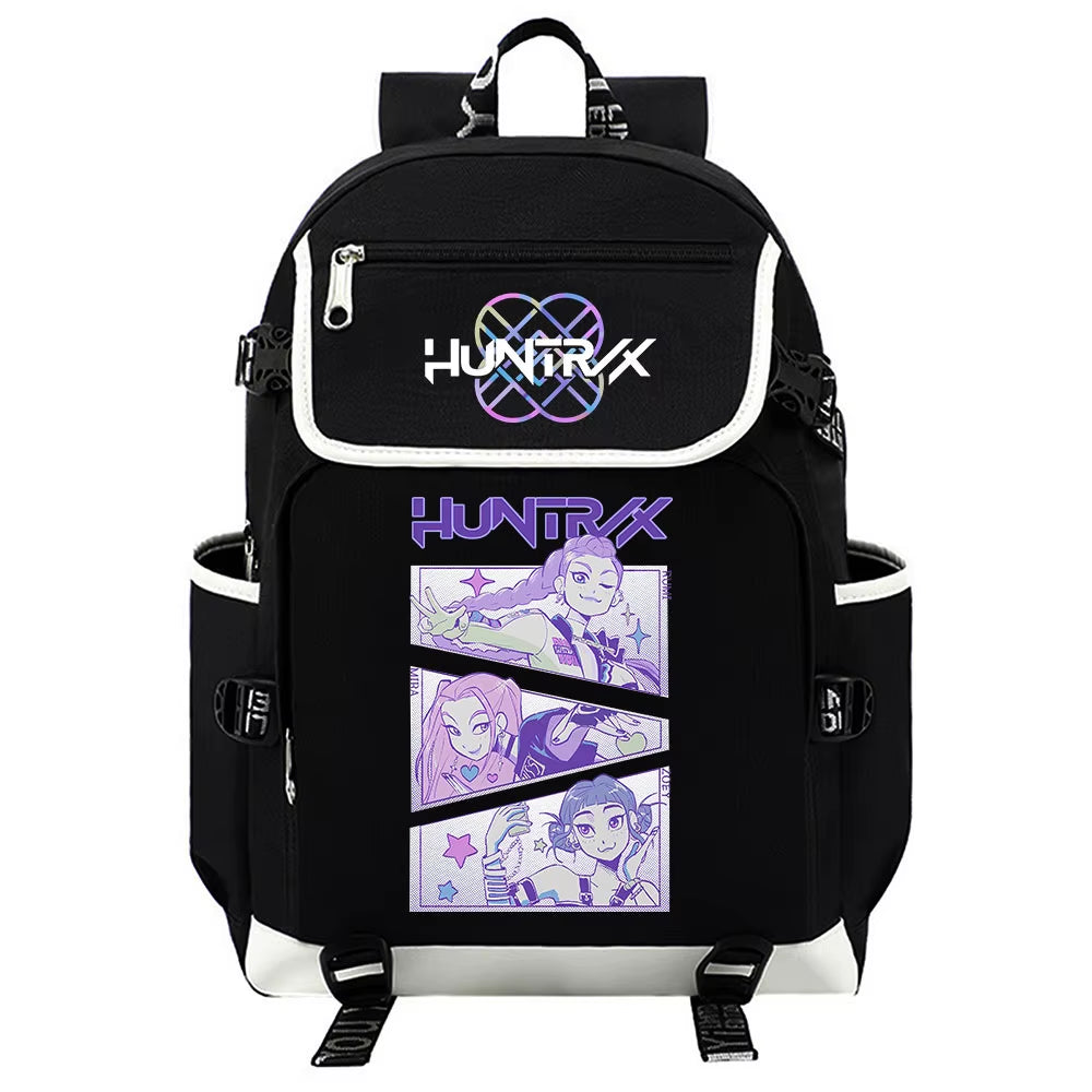 Kpop Demon Hunters Backpack for Girl Boy Student Teenager Rucksack Women Casual School Bags Travel Mochila