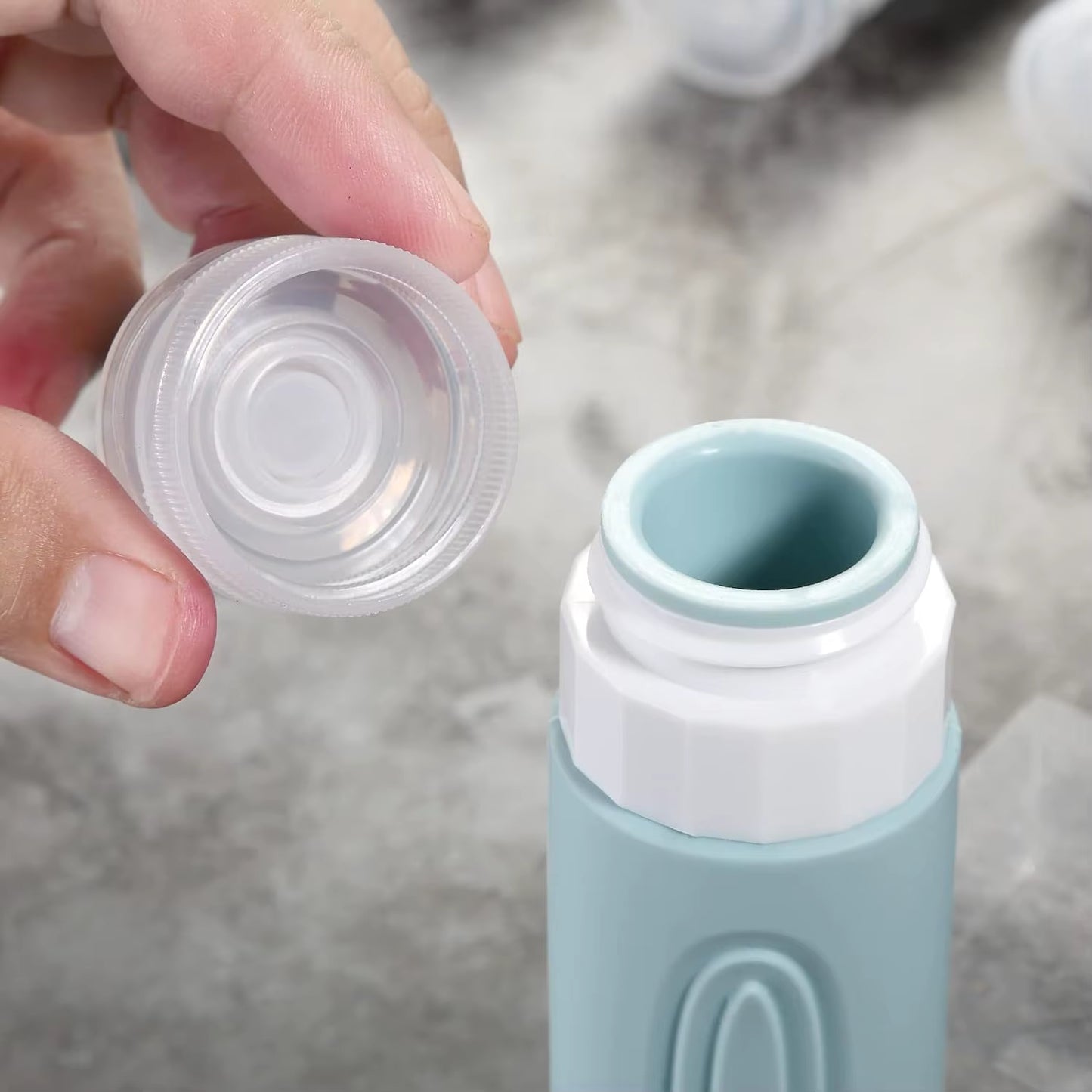 Travel Bottles for Toiletries, Tsa Approved 3Oz Travel Size Containers BPA Free Leak Proof Refillable Liquid Silicone Squeezable