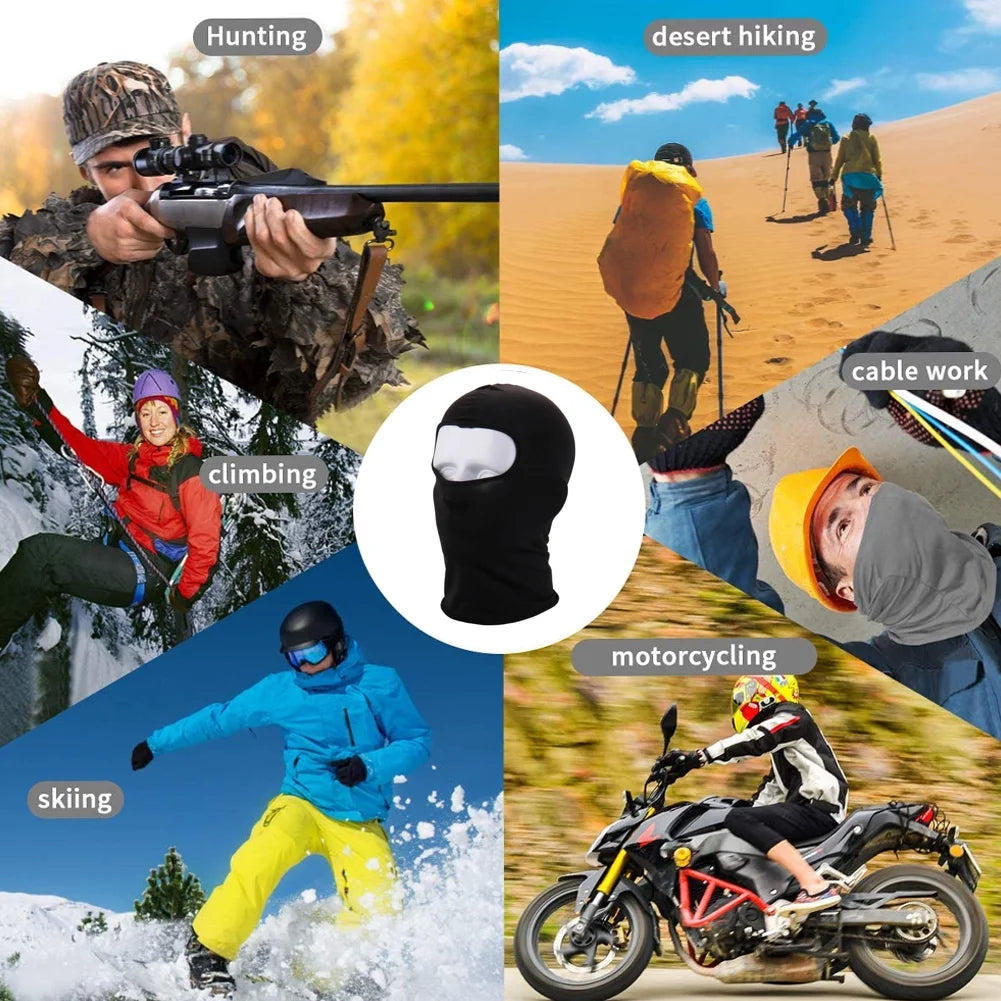 UV Sun Balaclava Full Face Mask Winter Windproof Ski Mask for Outdoor Motorcycle Cycling