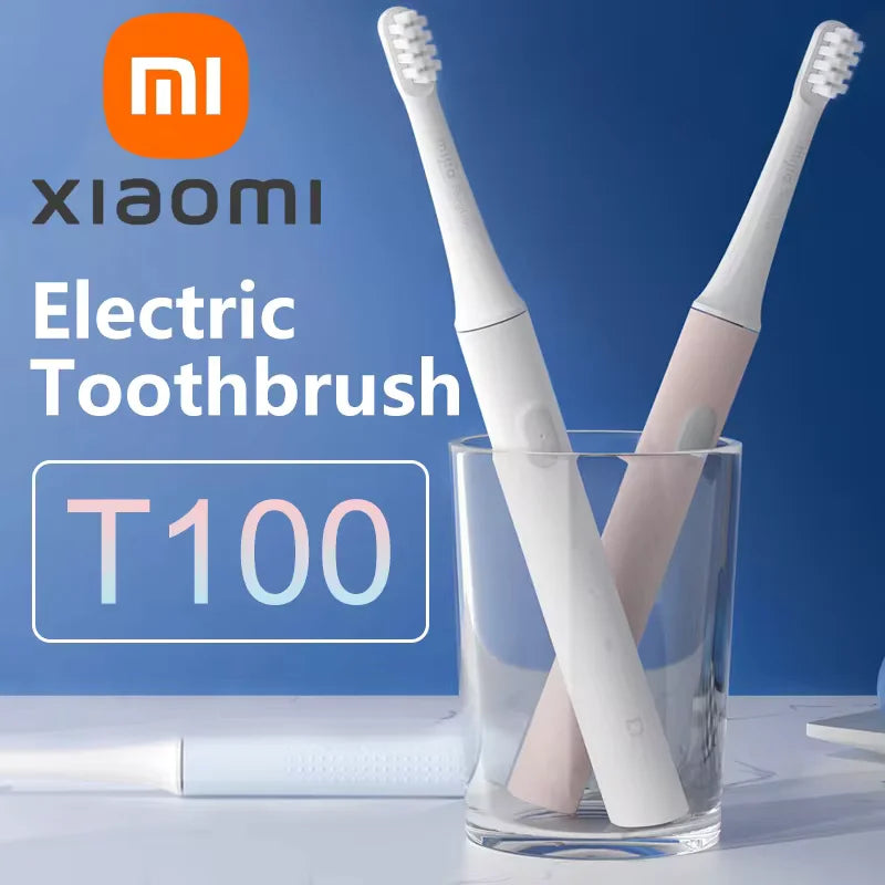 Mijia T100 Sonic Electric Toothbrush Mi Smart Waterproof Tooth Head Brush IPX7 Rechargeable USB for Teeth Brush Whitening