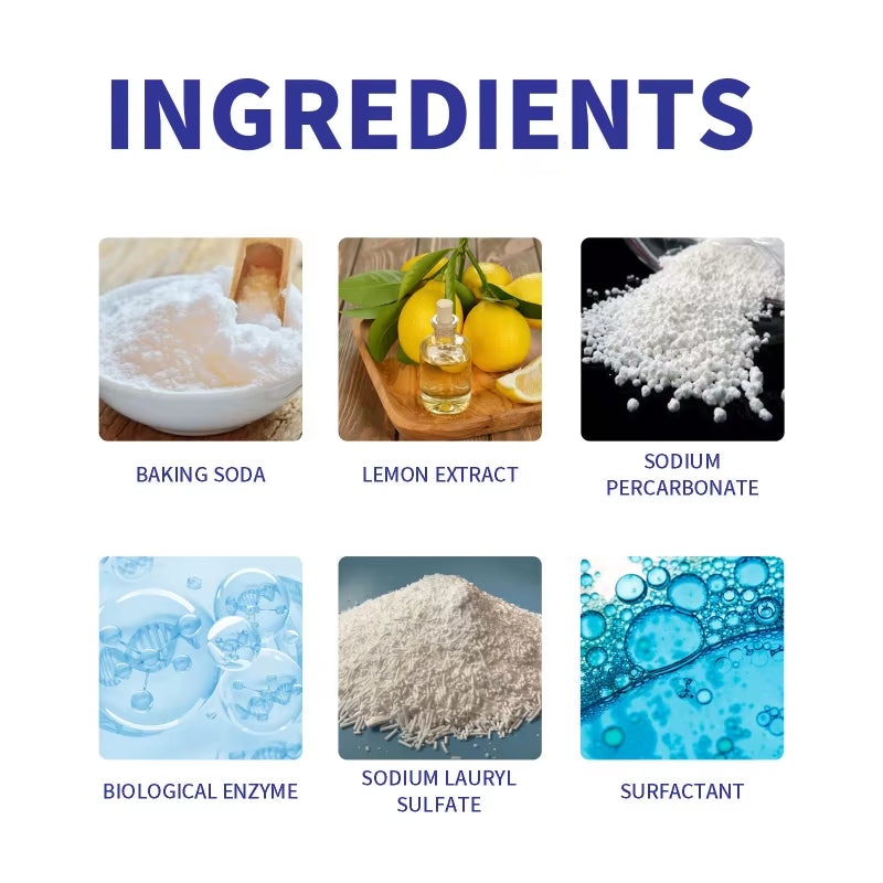 12Pcs/Box Toilet Foam Cleaner Effectively Remove Yellow Dirt Odors Multifunctional Toilet Cleaning Agent