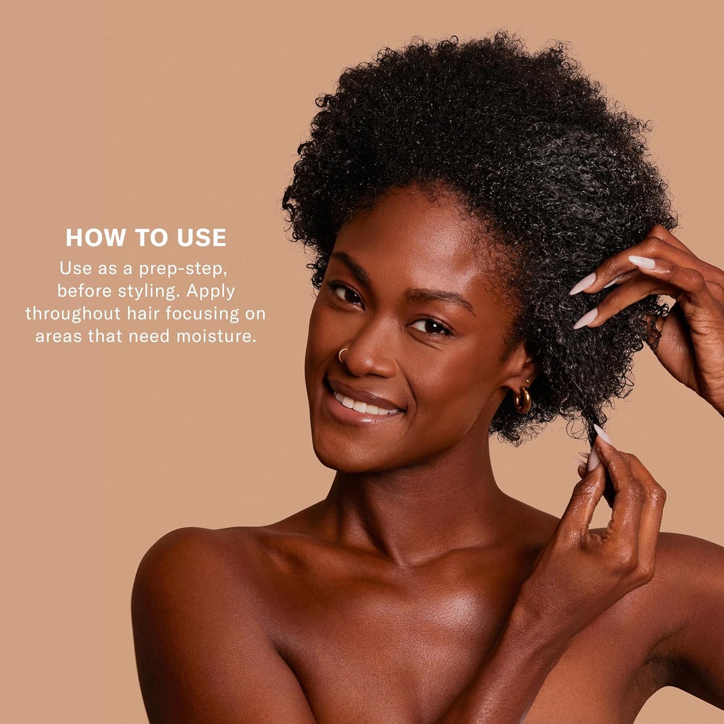 Multivitamin Leave-In Heat Protection up to 450°F – Strengthen, Repair & Add Shine to Straight, Wavy, Curly, Coily Hair Types 1A–4C – Sulfate & Paraben Free