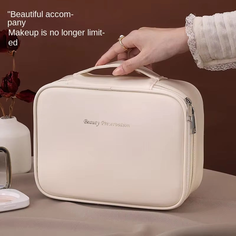 New Women'S Cosmetic Bag Portable Storage Bag Large Capacity Luxury Makeup Bag Travel Organizer Essentials Toiletry Bag