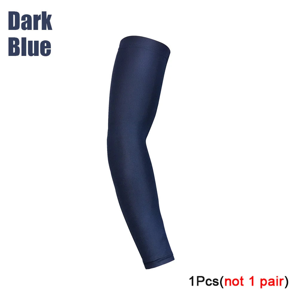 Toprunn Cooling Arm Sleeves for Men Women Outdoor UV Protection Sports Sleeves for Basketball Football Volleyball Cycling