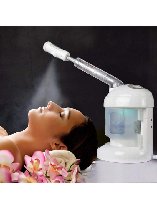 Facial Steamer - Ozone Steamer with Extendable Arm - Professional Nano Ionic Facial Steamer for Deep Cleaning - Portable for Personal Care Use at Home or Salon Gift for Her/ Girlfriend/ Mother/ Lover