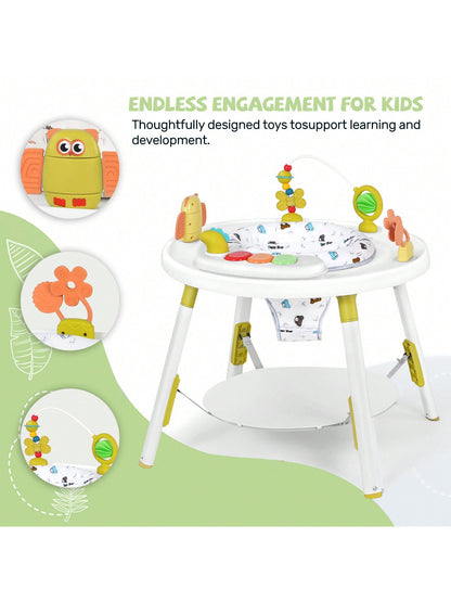 UBRAVOO UBRAVOO Baby Activity Center,Interactive Play Center with 3-Stage Grow-With-Me Functionality, 4Mo+,Explore & More