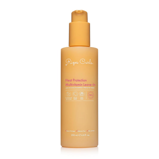 Multivitamin Leave-In Heat Protection up to 450°F – Strengthen, Repair & Add Shine to Straight, Wavy, Curly, Coily Hair Types 1A–4C – Sulfate & Paraben Free