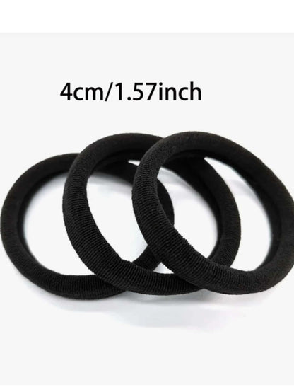 100Pcs Simple Elastic Seamless Hair Ties for Women, Perfect for Daily Use Casual Ponytail Holders Hair Elastics Hair Rubber Bands Scrunchies Hair Rope, Hair Bobbles ,Head Piece