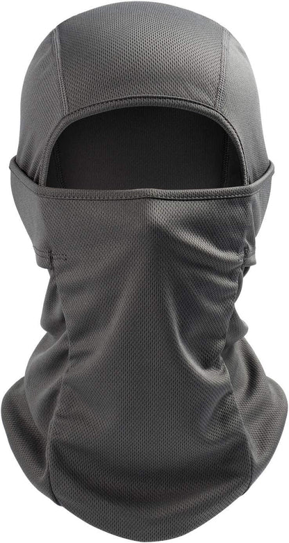 Ski Mask Balaclava Face Mask-Uv Protection Dustproof Windproof Face Cover for Men Women Skiing, Snowboarding, Cycling Hiking Gray