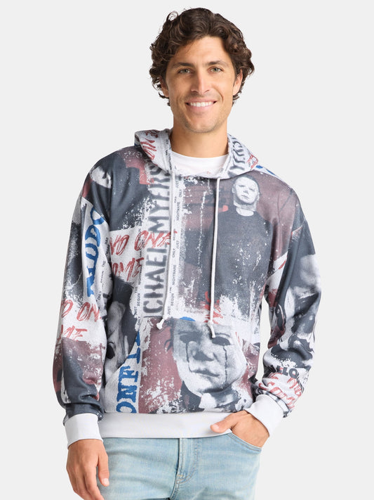 Men'S & Big Men'S Michael Myers Graphic Hoodie Sweatshirt, Sizes XS-3XL
