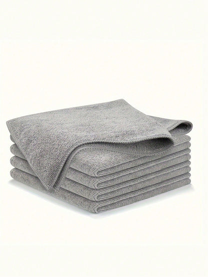 1/5/10Pcs Ultra-Fine Fiber Cleaning Cloth Set - Absorbent, Soft & Stain-Removing for Kitchen, Bathroom & Car
