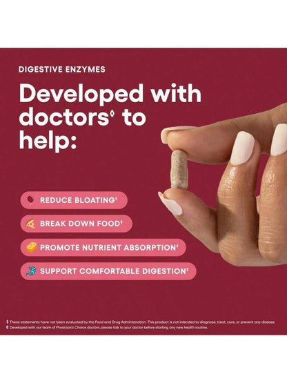 Physician'S Choice Physician'S Choice Hack Your Tummy Bundle: Digestive Enzymes & 60 Billion Probiotic - Digestion, Immune, Bloating Support, Gut Health