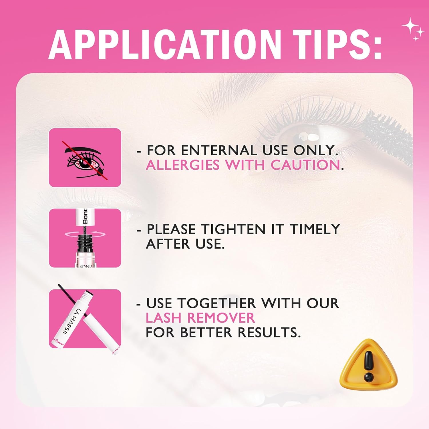 Lash Cluster Bond and Seal Waterproof Glue for Eyelash Clusters 10Ml 2-In-1 Home Use Strong Hold 72H