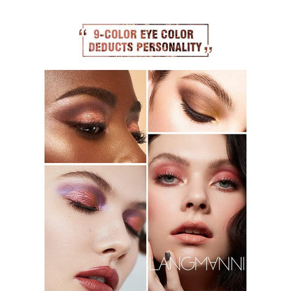 Colorful Eyeshadow Palette High Pigmented Makeup Palette Matte and Shimmer Glitter Eyeshadow Waterproof Long Lasting Eye Shadow Palette 06#